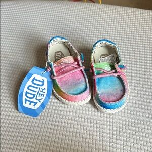 Hey Dude Kids Rainbow Shoes